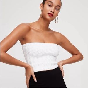 Aritzia Babaton kitted tube top (XXS, originally $48 + taxes, new)